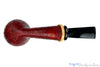 Blue Room Briars is proud to present this Thomas James Pipe Red Blast 1/4 Bent Danish Egg with French Box Wood
