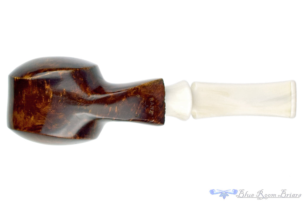 Blue Room Briars is proud to present this Ron Smith Pipe Smooth Bent Blowfish