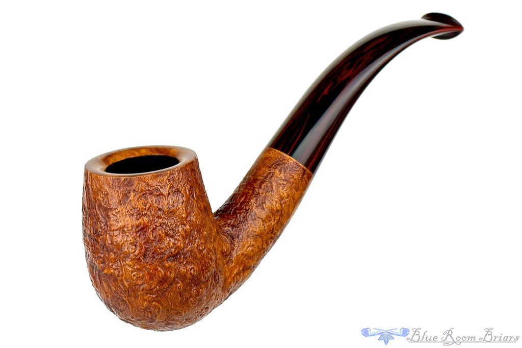 Blue Room Briars is proud to present this Jesse Jones Pipe Tan Blast 1/2 Bent Billiard