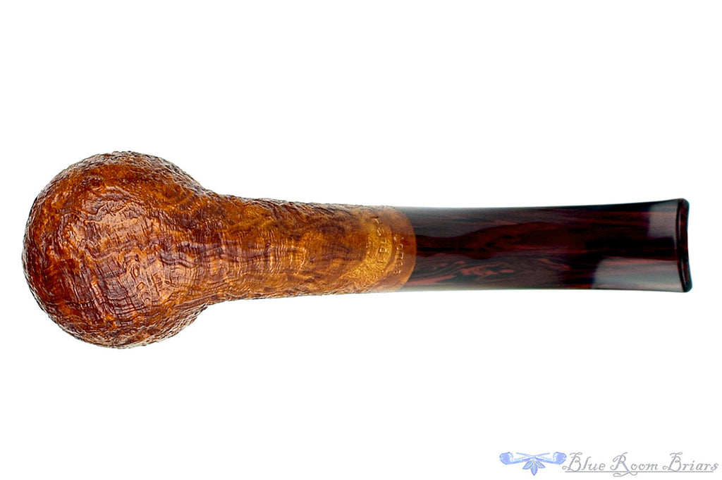 Blue Room Briars is proud to present this Jesse Jones Pipe Tan Blast 1/2 Bent Billiard