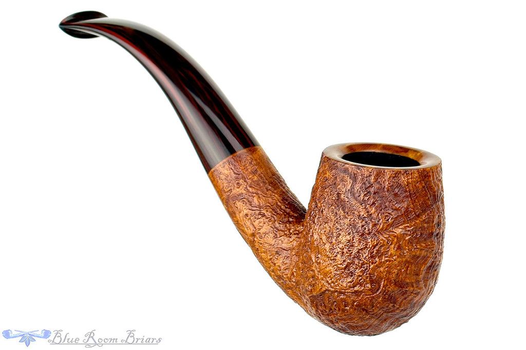 Blue Room Briars is proud to present this Jesse Jones Pipe Tan Blast 1/2 Bent Billiard