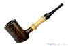 Blue Room Briars is proud to present this George Boyadjiev Pipe 119 B Grade Poker Sitter with Bamboo