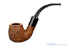 Blue Room Briars is proud to present this Jerry Crawford Pipe 3/4 Bent Sandblast Saddle Apple