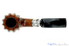 Blue Room Briars is proud to present this Design Berlin Premier 458 1/2 Bent Fluted Egg with Silver Spigot Estate Pipe